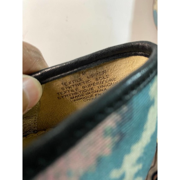Anthropologie Miss Albright Specialty Ikat Heels Double Strap Size 7 - Picture 8 of 9